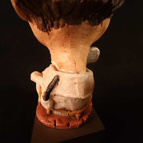 Vintage Rare President Richard Nixon Fine Art Handmade Chalkware Sculpture 1969 - Picture 11 of 16